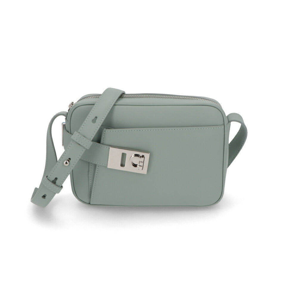 FERRAGAMO ショルダーバッグ ミントグリーン カメラバッグ ミニバッグ クロスボディバッグ 216292 769551