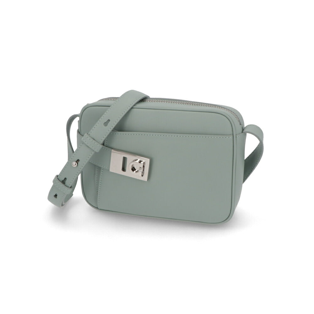 FERRAGAMO ショルダーバッグ ミントグリーン カメラバッグ ミニバッグ クロスボディバッグ 216292 769551