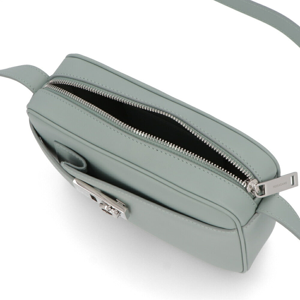FERRAGAMO フェラガモ  ショルダーバッグ ミントグリーン カメラバッグ ミニバッグ クロスボディバッグ 216292 769551