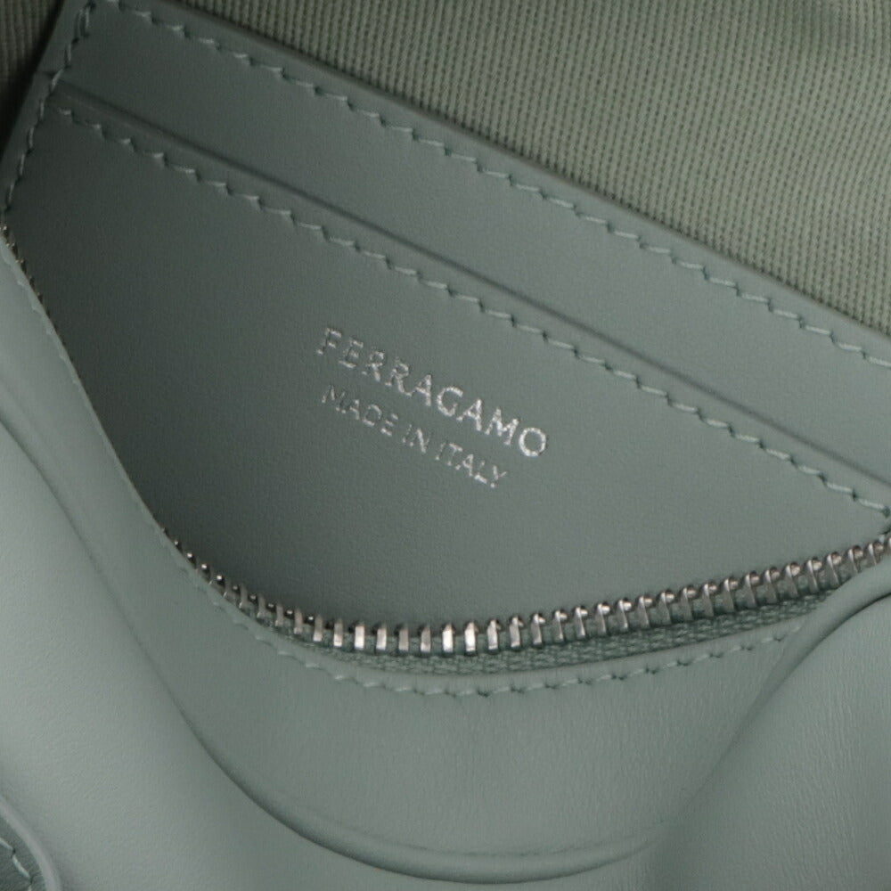 FERRAGAMO フェラガモ  ショルダーバッグ ミントグリーン カメラバッグ ミニバッグ クロスボディバッグ 216292 769551