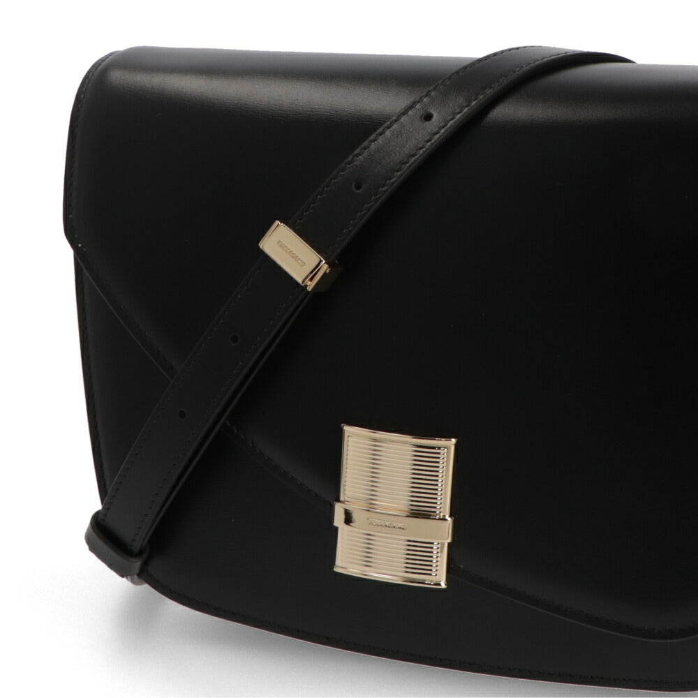 FERRAGAMO ショルダーバッグ ブラック クロスボディバッグ フィアンマ 216798 769381