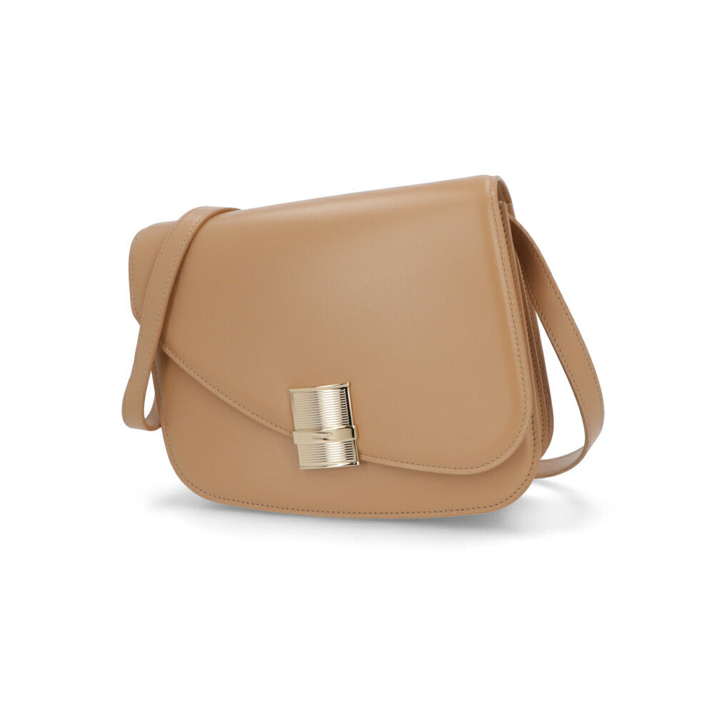 FERRAGAMO ショルダーバッグ キャメル クロスボディバッグ フィアンマ 216798 769383