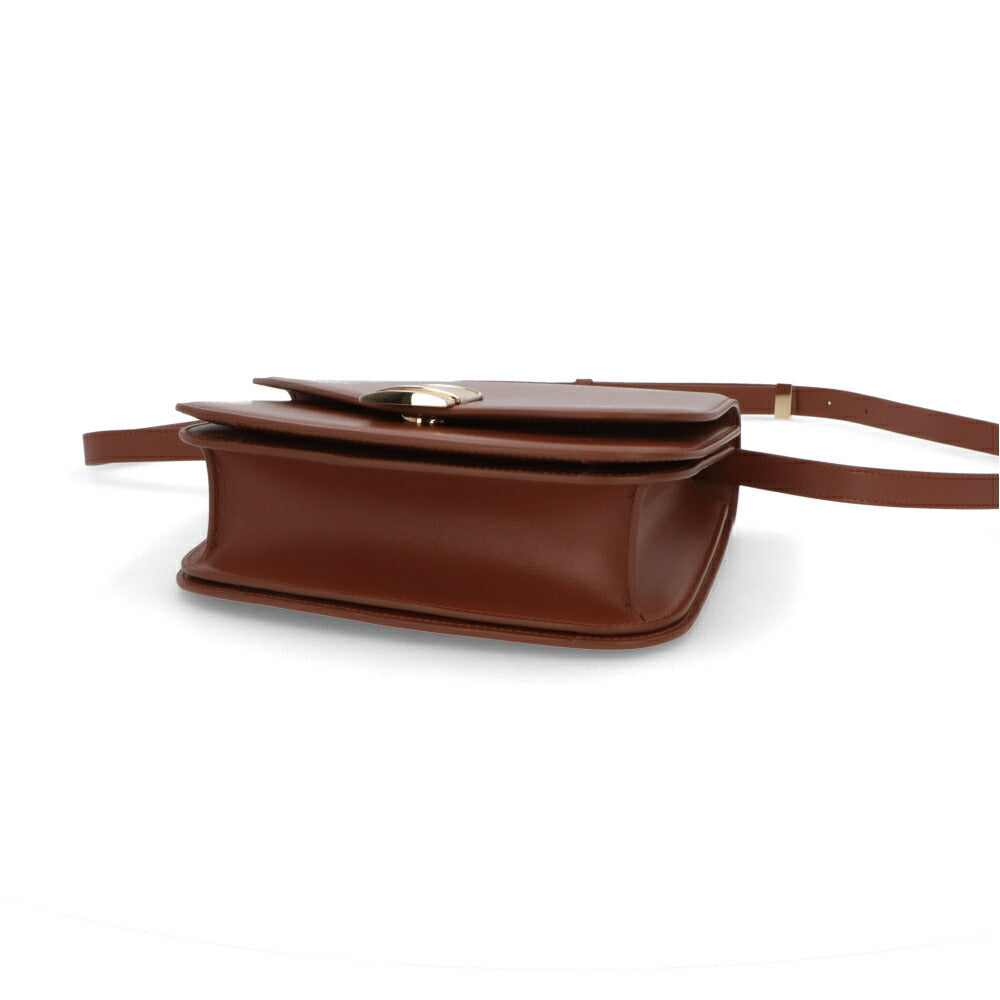 FERRAGAMO フェラガモ  ショルダーバッグ ブラウン クロスボディバッグ フィアンマ 216798 774680