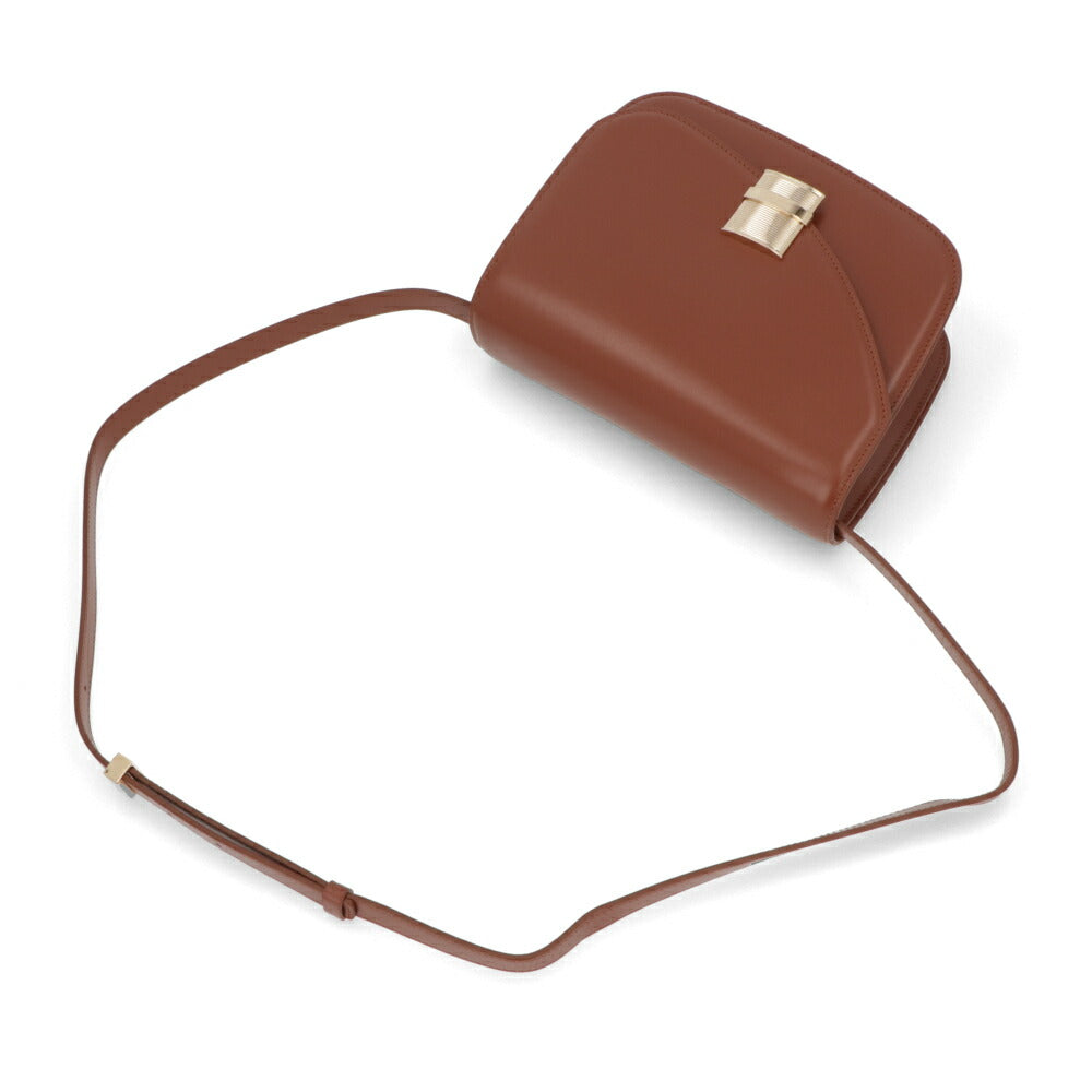 FERRAGAMO フェラガモ  ショルダーバッグ ブラウン クロスボディバッグ フィアンマ 216798 774680