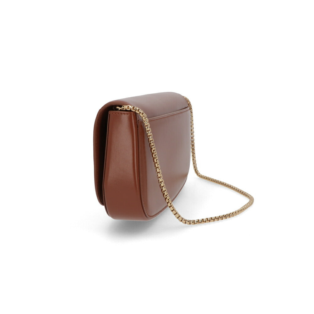 FERRAGAMO ショルダーバッグ ブラウン チェーンバッグ クロスボディバッグ ポシェット 218951 775017