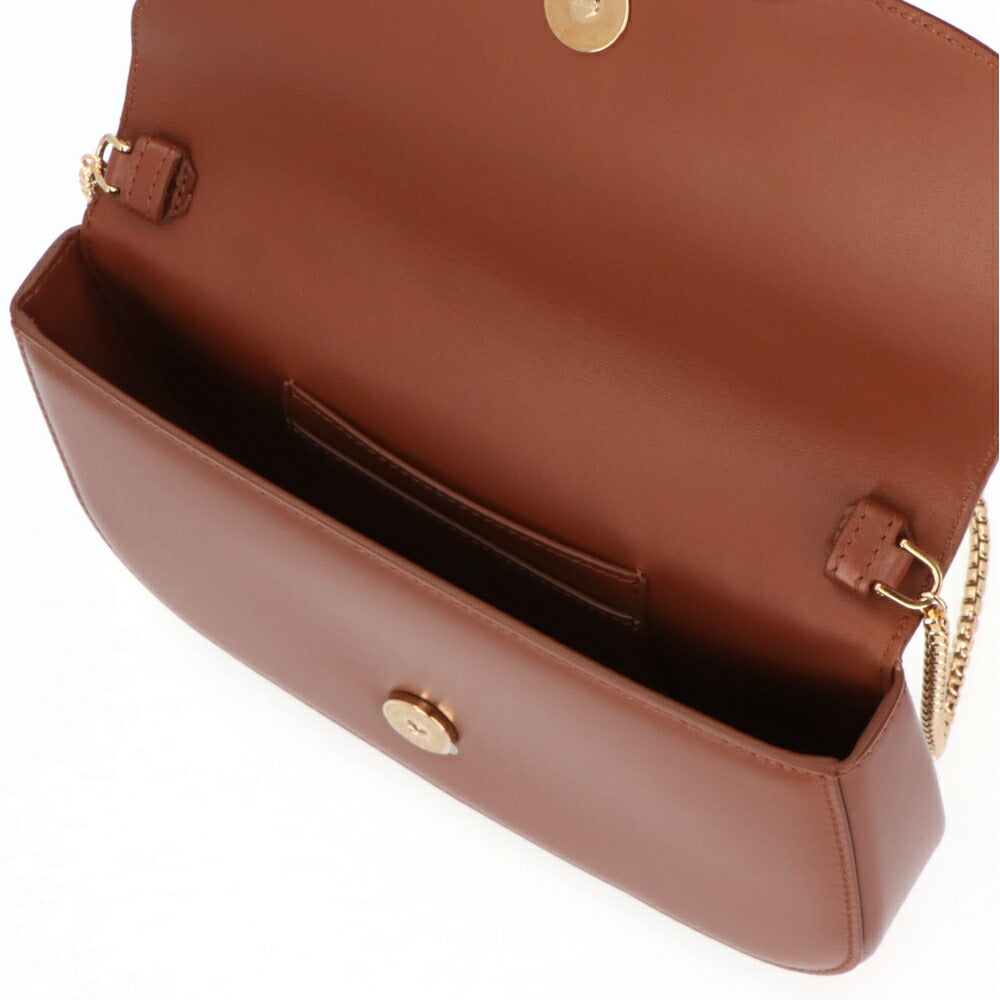FERRAGAMO ショルダーバッグ ブラウン チェーンバッグ クロスボディバッグ ポシェット 218951 775017