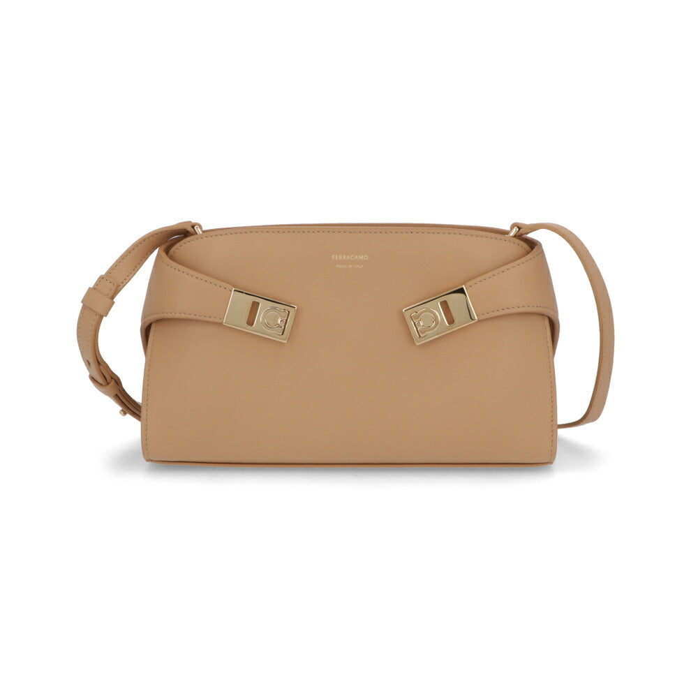 FERRAGAMO ショルダーバッグ キャメル ミニバッグ クラッチバッグ クロスボディバッグ 218964 774623