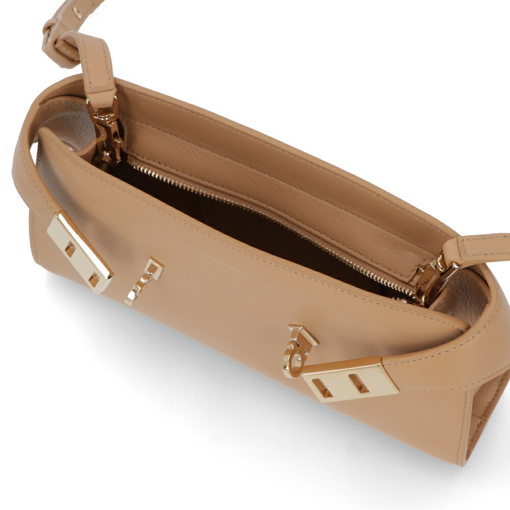 FERRAGAMO ショルダーバッグ キャメル ミニバッグ クラッチバッグ クロスボディバッグ 218964 774623
