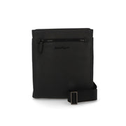 FERRAGAMO フェラガモ メンズ バッグ ショルダーバッグ ブラック カーフレザー キャンバス クロスボディバッグ 240131 740805