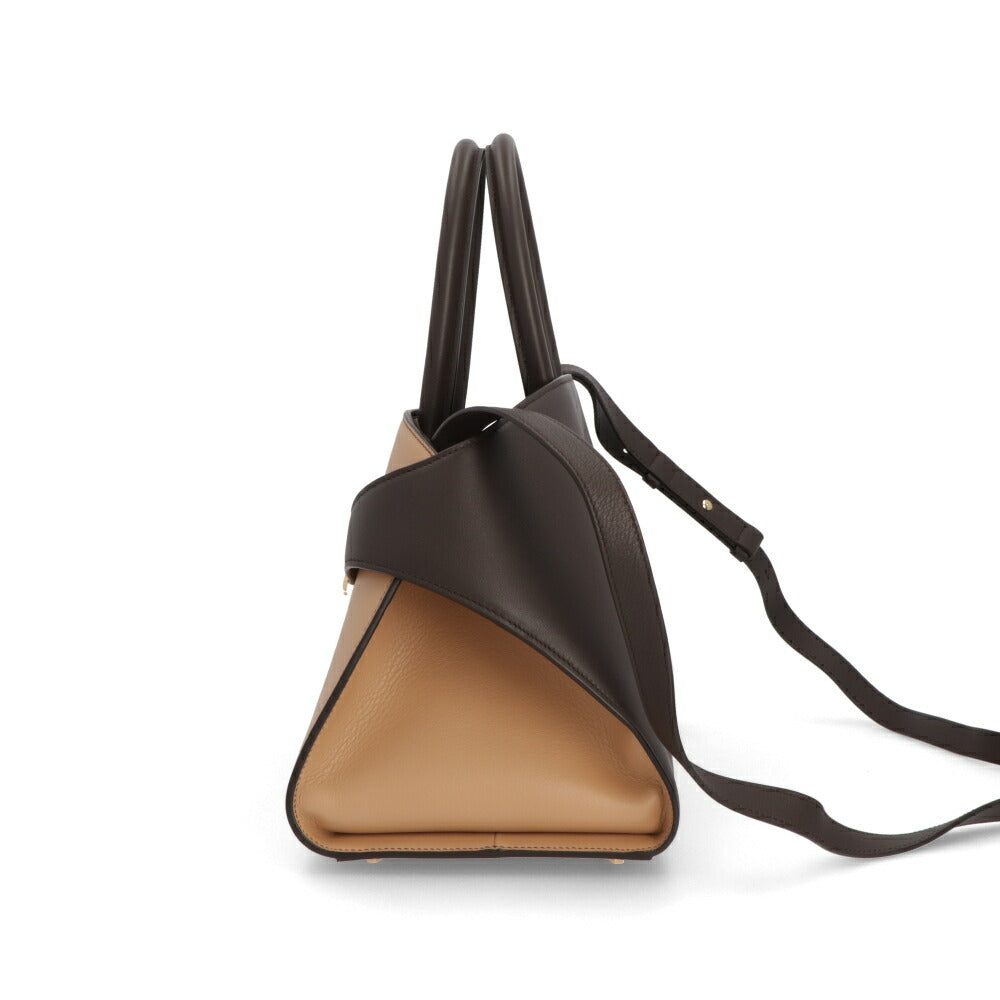 FERRAGAMO ハンドバッグ キャメル ハグ ショルダーバッグ 215608 774650