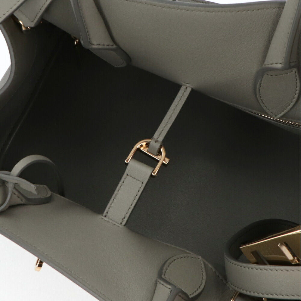FERRAGAMO フェラガモ  ハンドバッグ グレー ハグ ショルダーバッグ 215608 775279