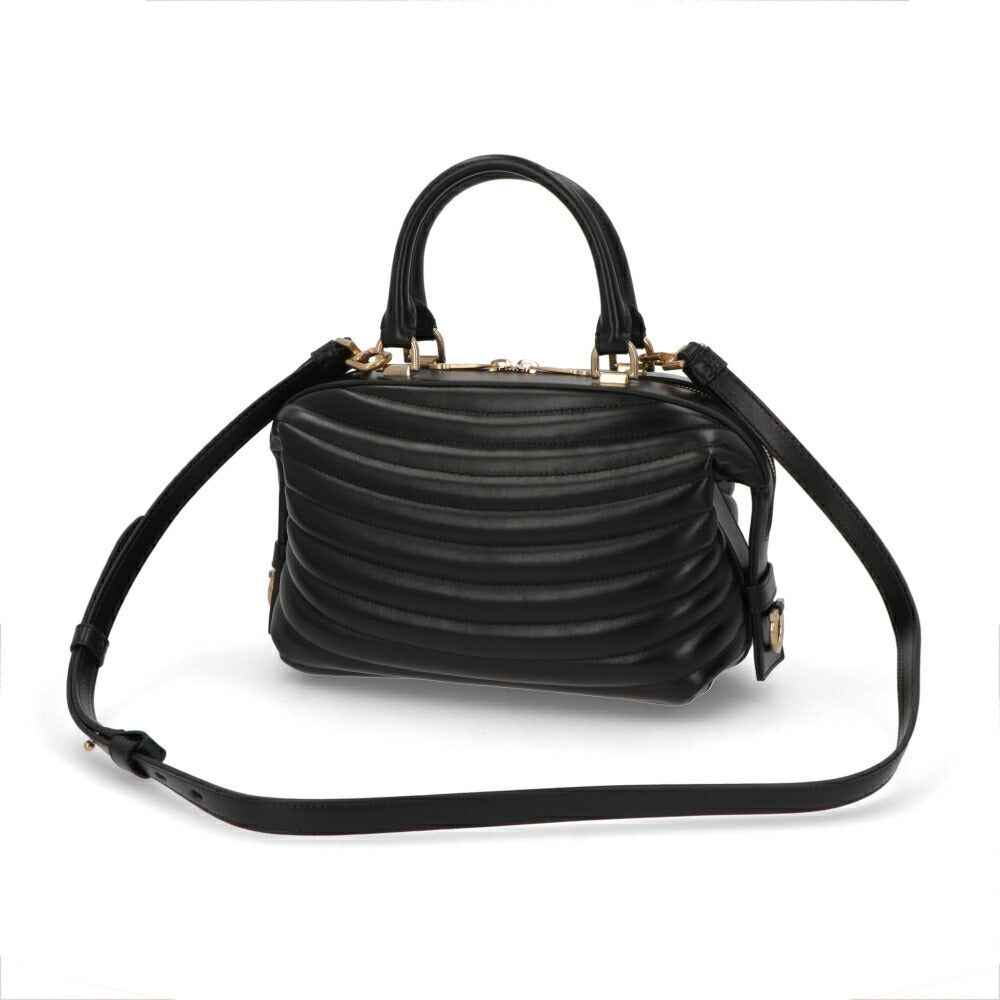 FERRAGAMO ハンドバッグ ブラック ショルダーバッグ ボストンバッグ 219477 776659