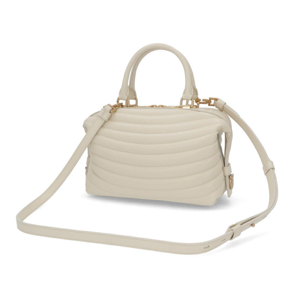 FERRAGAMO ハンドバッグ クリーム ショルダーバッグ ボストンバッグ 219477 776661