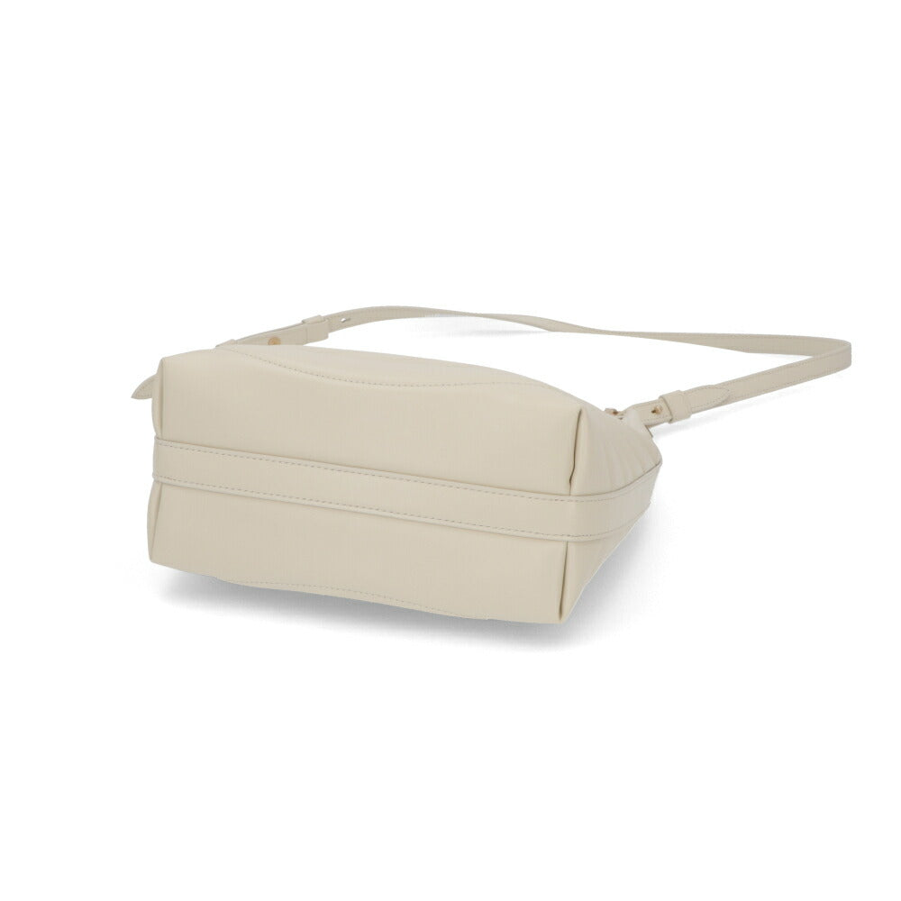 FERRAGAMO ショルダーバッグ クリーム カーフ ホーボーバッグ クロスボディバッグ 219457 776826