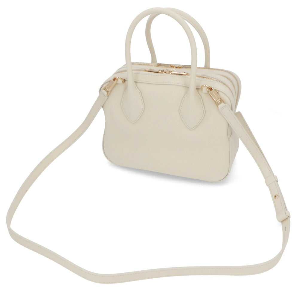 FERRAGAMO ハンドバッグ クリーム ショルダーバッグ クロスボディバッグ 2WAY 218958 774832