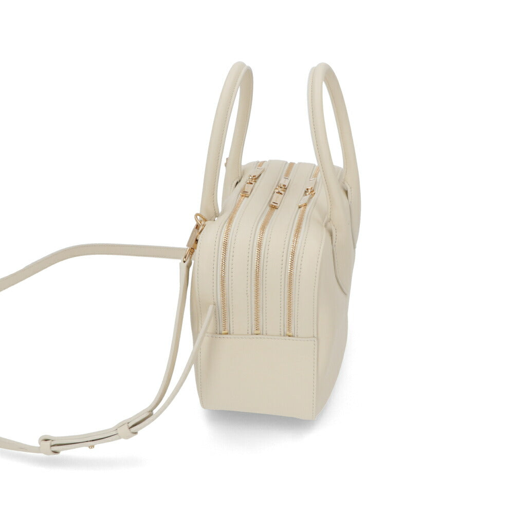 FERRAGAMO ハンドバッグ クリーム ショルダーバッグ クロスボディバッグ 2WAY 218958 774832
