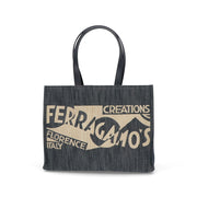 FERRAGAMO ハンドバッグ デニム トートバッグ 219406 773820