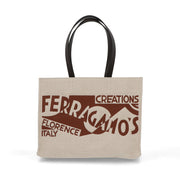 FERRAGAMO ハンドバッグ ベージュ トートバッグ 219475 776545