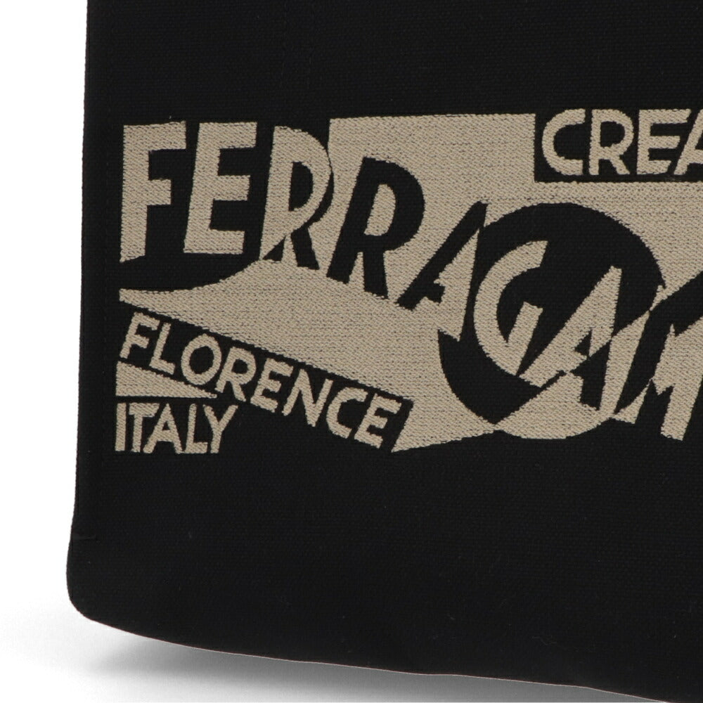 FERRAGAMO トートバッグ ブラック ショルダーバッグ ハンドバッグ 2WAY 219476 776548