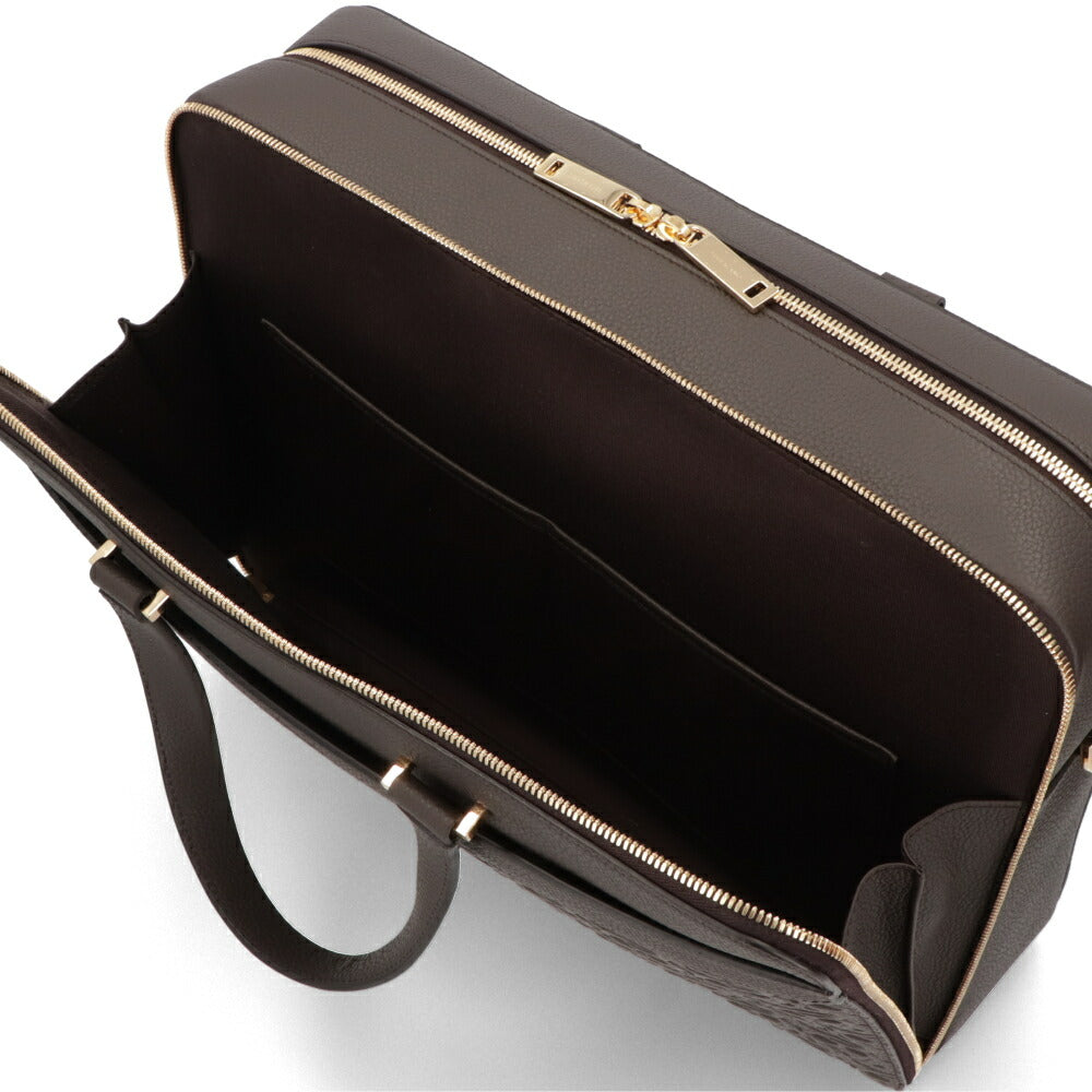 FERRAGAMO フェラガモ  ビジネスバッグ ダークブラウン ガンチーニ ブリーフケース 241478 769500
