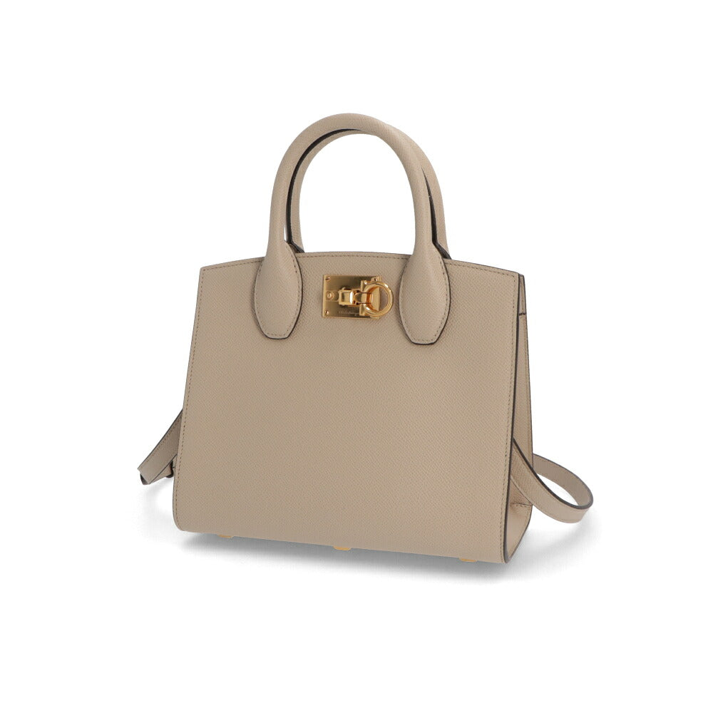 フェラガモ　2wayバッグ　ベージュ FERRAGAMO フェラガモ レディース バッグ ハンドバッグ ベージュ