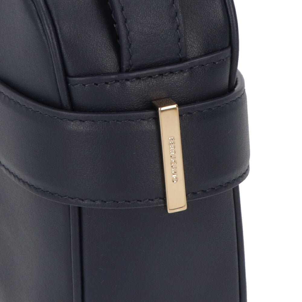 FERRAGAMO フェラガモ レディース バッグ ショルダーバッグ ネイビー カーフスキン ガンチーニ クロスボディバッグ 216292 769971