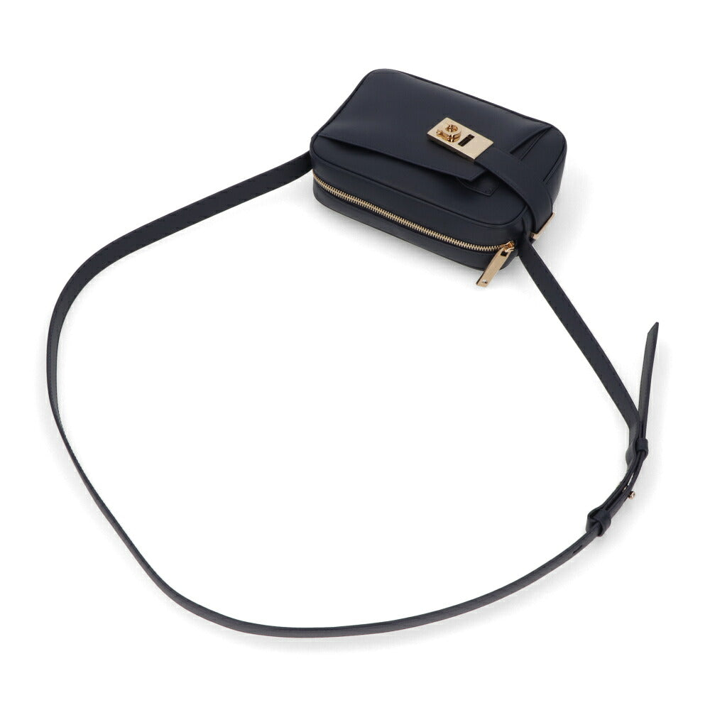 FERRAGAMO フェラガモ レディース バッグ ショルダーバッグ ネイビー カーフスキン ガンチーニ クロスボディバッグ 216292 769971