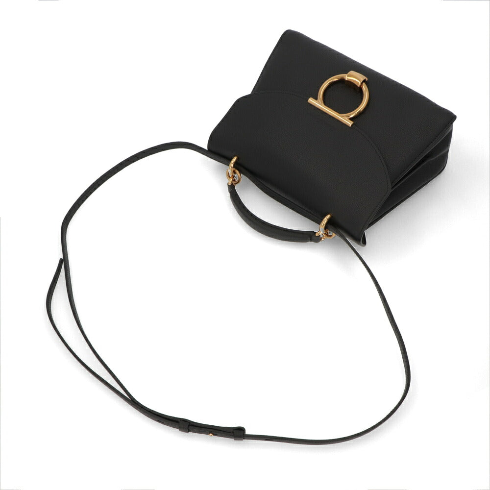 FERRAGAMO フェラガモ レディース バッグ ハンドバッグ ブラック カーフレザー 2WAY ショルダーバッグ 21H493 720168