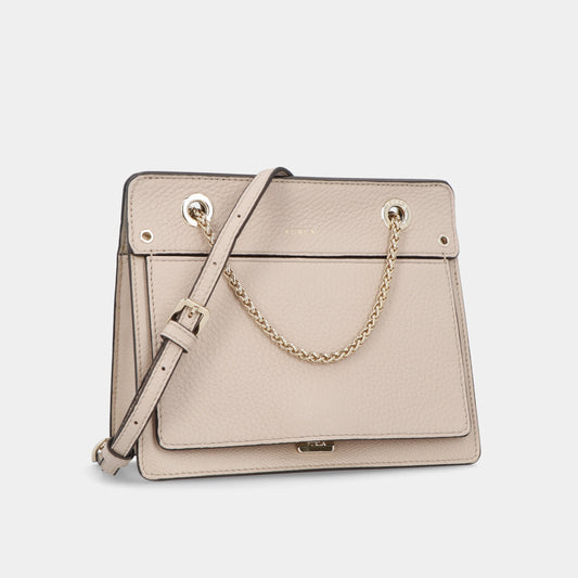 フルラ BQA3 AVH TUK ショルダーバッグ ダリアピンクベージュ