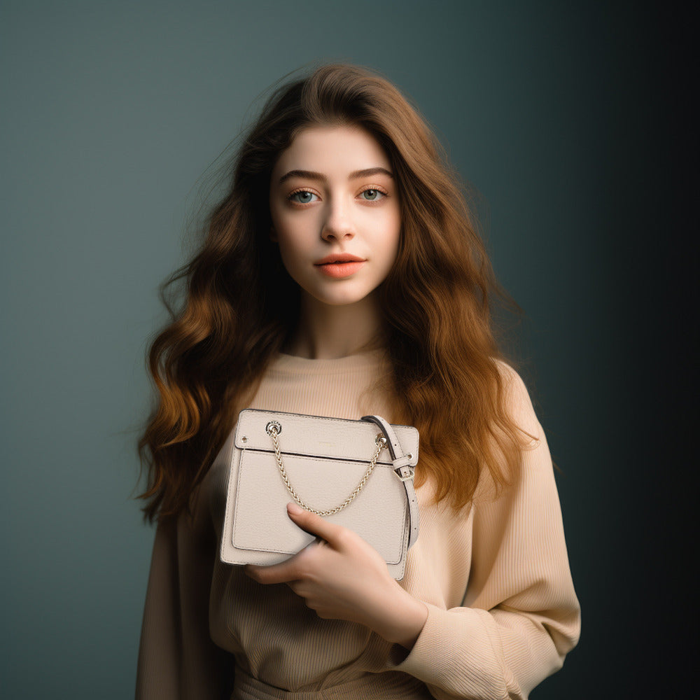 フルラ BQA3 AVH TUK ショルダーバッグ ダリアピンクベージュ