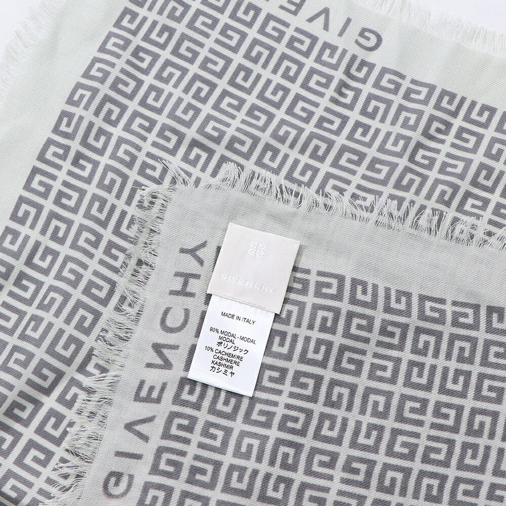 GIVENCHY ストール ポリノジック カシミヤ GGパターン 大判