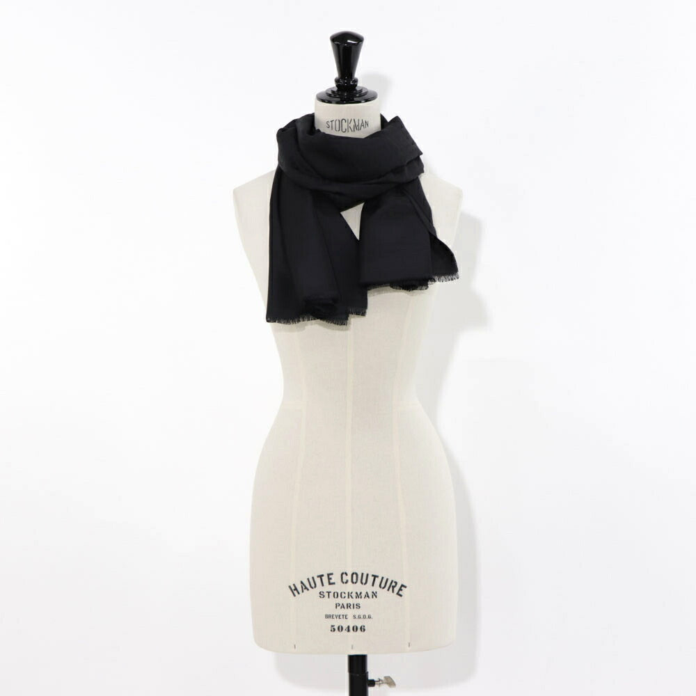GIVENCHY ストール シルク ウール GGパターン 大判