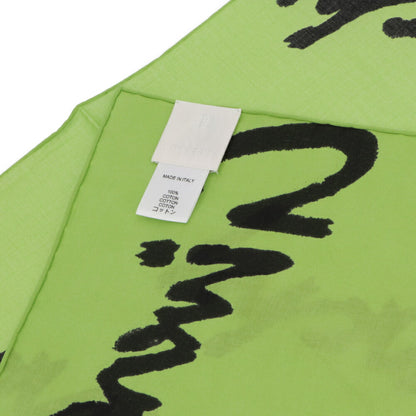 GIVENCHY スカーフ グリーン ロゴプリント ミニスカーフ