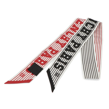 GIVENCHY スカーフ シルク ロゴ ツイリー リボンスカーフ