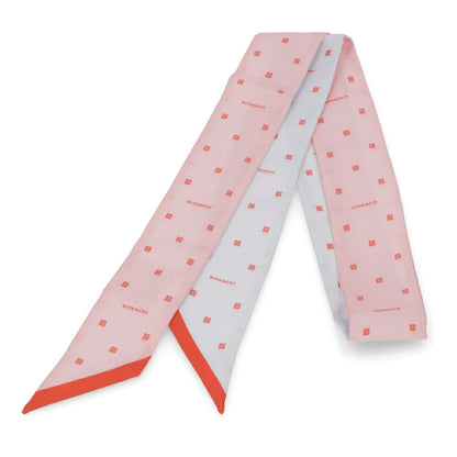 GIVENCHY スカーフ シルク ロゴ 4Gモチーフ ツイリー