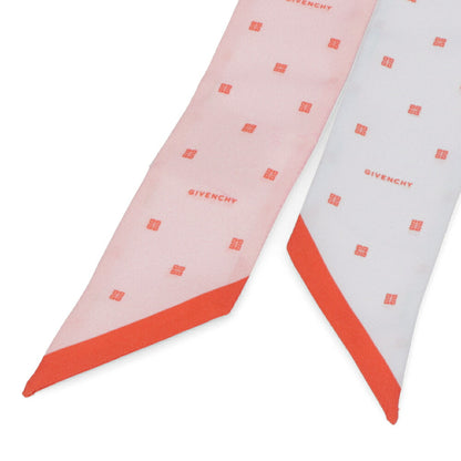 GIVENCHY スカーフ シルク ロゴ 4Gモチーフ ツイリー