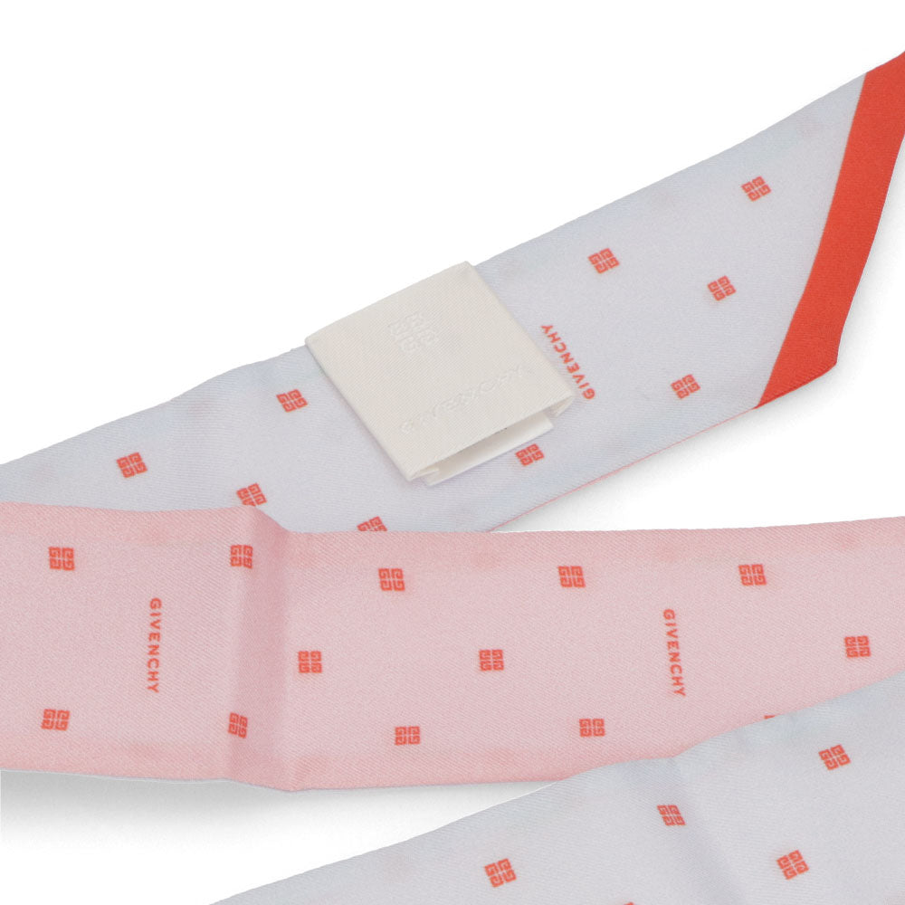 GIVENCHY スカーフ シルク ロゴ 4Gモチーフ ツイリー