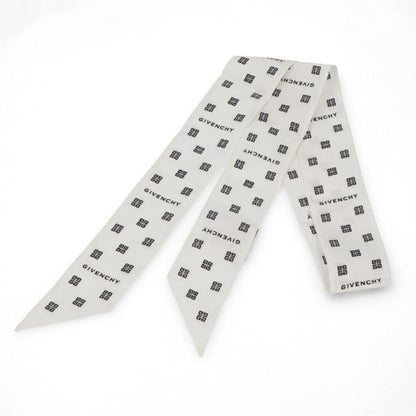 GIVENCHY スカーフ シルク ロゴ 4Gモチーフ ツイリー