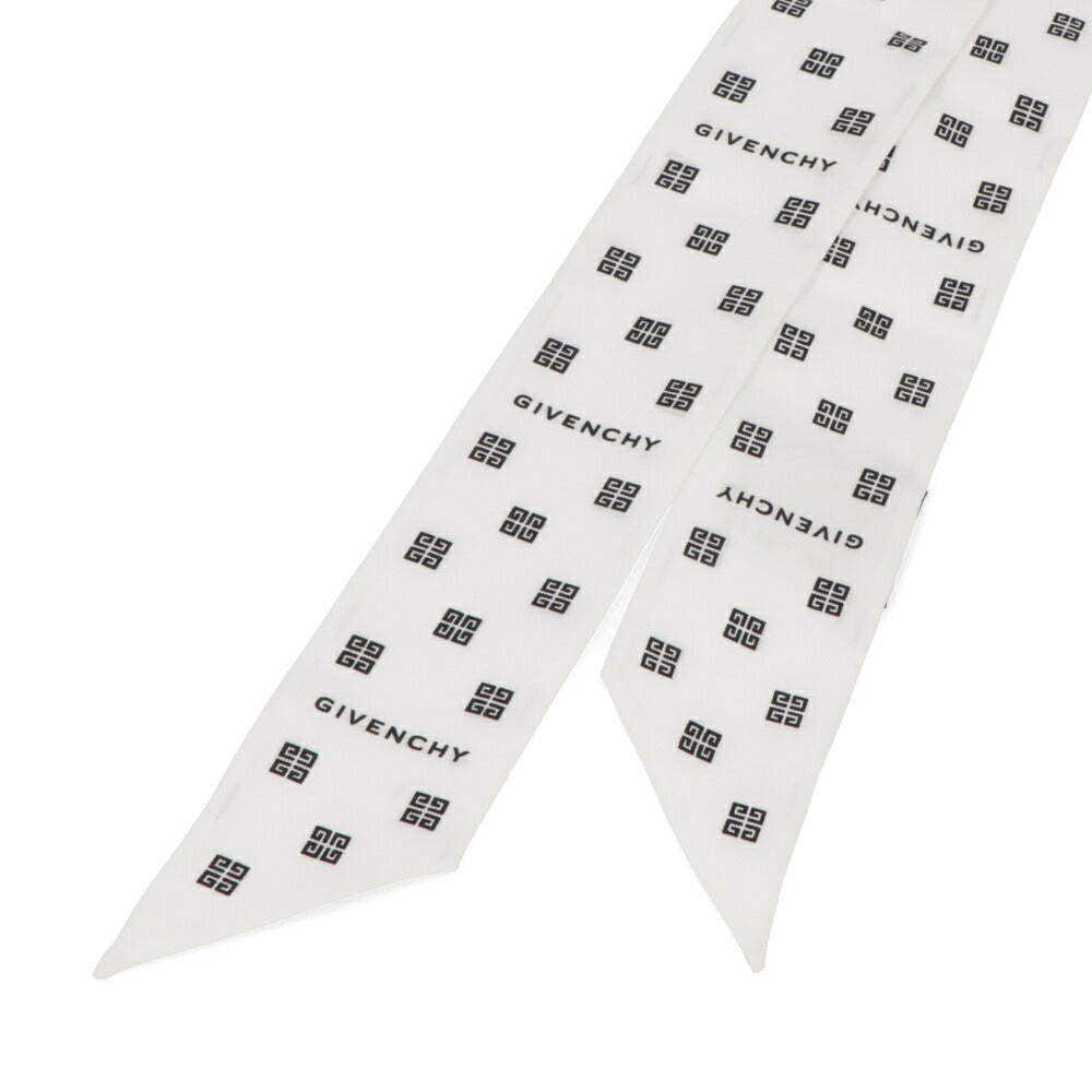 GIVENCHY スカーフ シルク ロゴ 4Gモチーフ ツイリー