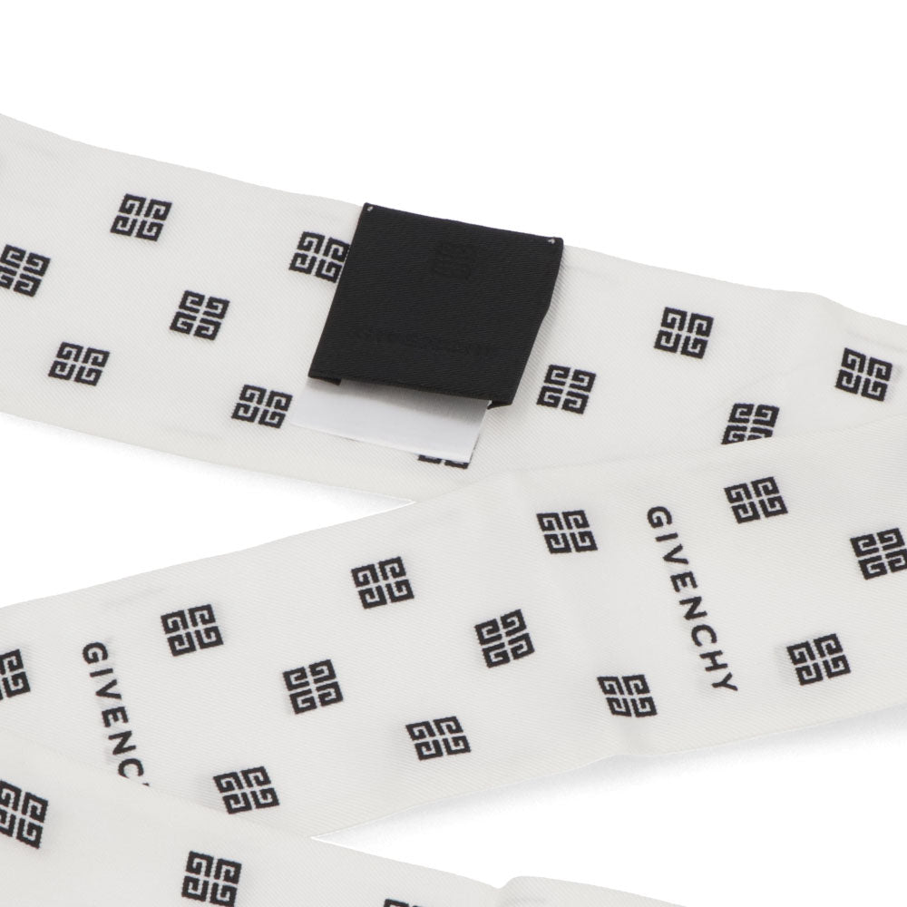 GIVENCHY スカーフ シルク ロゴ 4Gモチーフ ツイリー