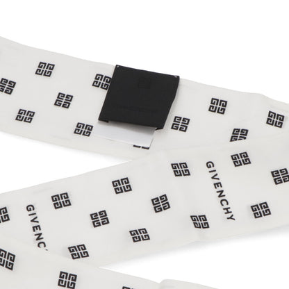 GIVENCHY スカーフ シルク ロゴ 4Gモチーフ ツイリー