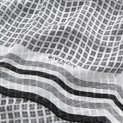 GIVENCHY ストール シルク GGパターン 総柄 モノグラム 大判