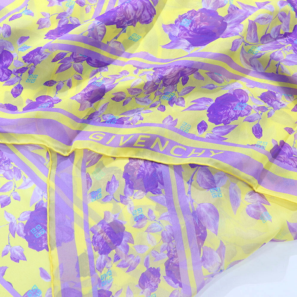 GIVENCHY ストール シルク 花柄 フラワープリント