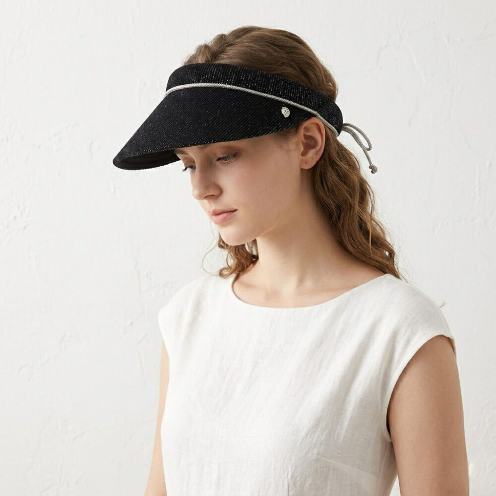 HELEN KAMINSKI 帽子 ハット ブラウン ブラック サンバイザー HAT51785