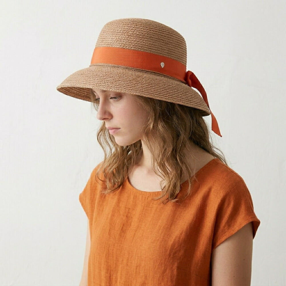 HELEN KAMINSKI NEWPORT ピンクベージュ ダークネイビー オレンジベージュ ラフィアハット 麦わら帽子 HAT50153
