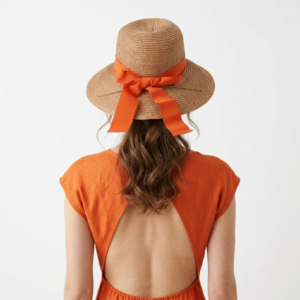 HELEN KAMINSKI NEWPORT ピンクベージュ ダークネイビー オレンジベージュ ラフィアハット 麦わら帽子 HAT50153