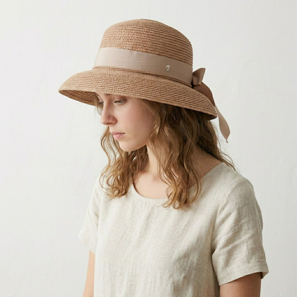 HELEN KAMINSKI NEWPORT ピンクベージュ ダークネイビー オレンジベージュ ラフィアハット 麦わら帽子 HAT50153