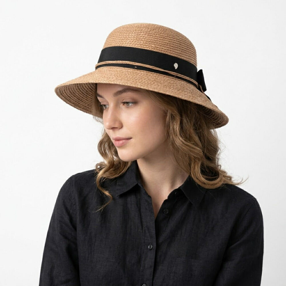 HELEN KAMINSKI NEWPORT ピンクベージュ ダークネイビー オレンジベージュ ラフィアハット 麦わら帽子 HAT50153