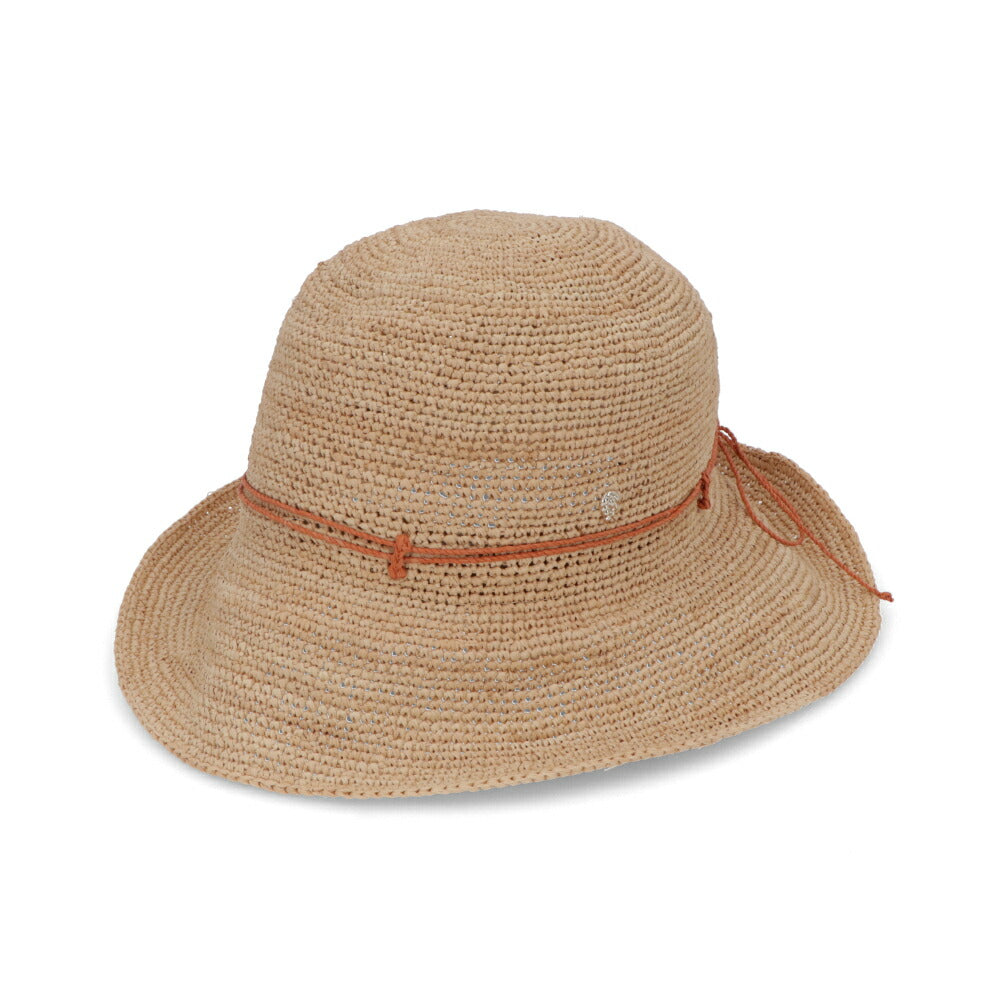 HELEN KAMINSKI ハット ナチュラル×ベージュオレンジ 麦わら帽子 HAT51269