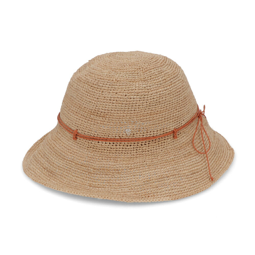 HELEN KAMINSKI ハット ナチュラル×ベージュオレンジ 麦わら帽子 HAT51269